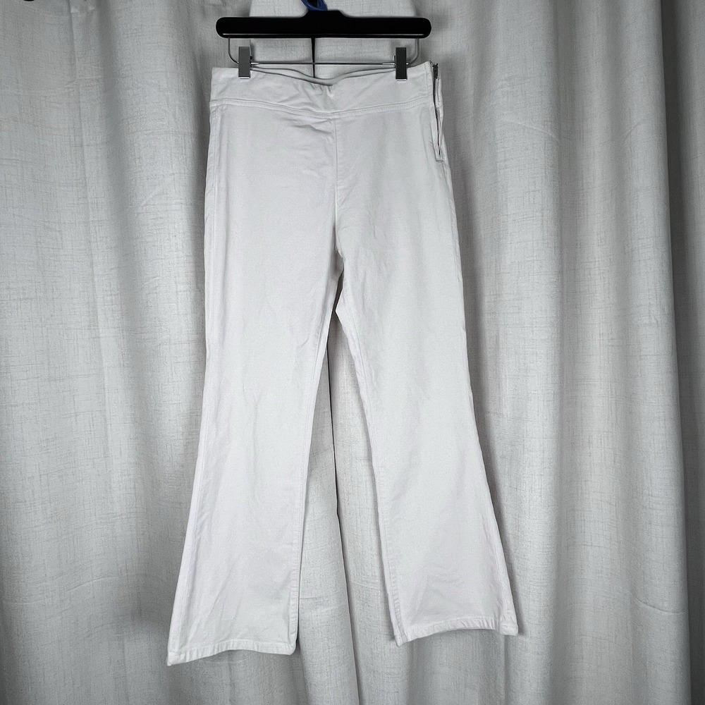 NEW! Free People In‎ My Feelings  Seasalt Ivory Velvet Crop Boot Capri Pants XS